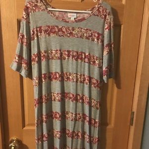 Lularoe Julia dress, super soft, worm once